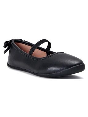 Black Mary Jane Ballet Flats with Bow US size 2